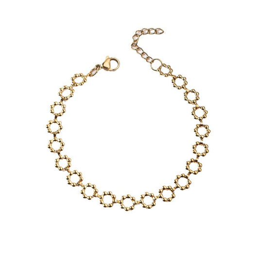 Luxury Gold Bracelet for Women Adjustable Gold Chain Women Jewelry Gift - Plum Blossom